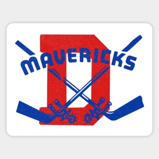 Defunct Denver Mavericks Hockey 1959 Magnet